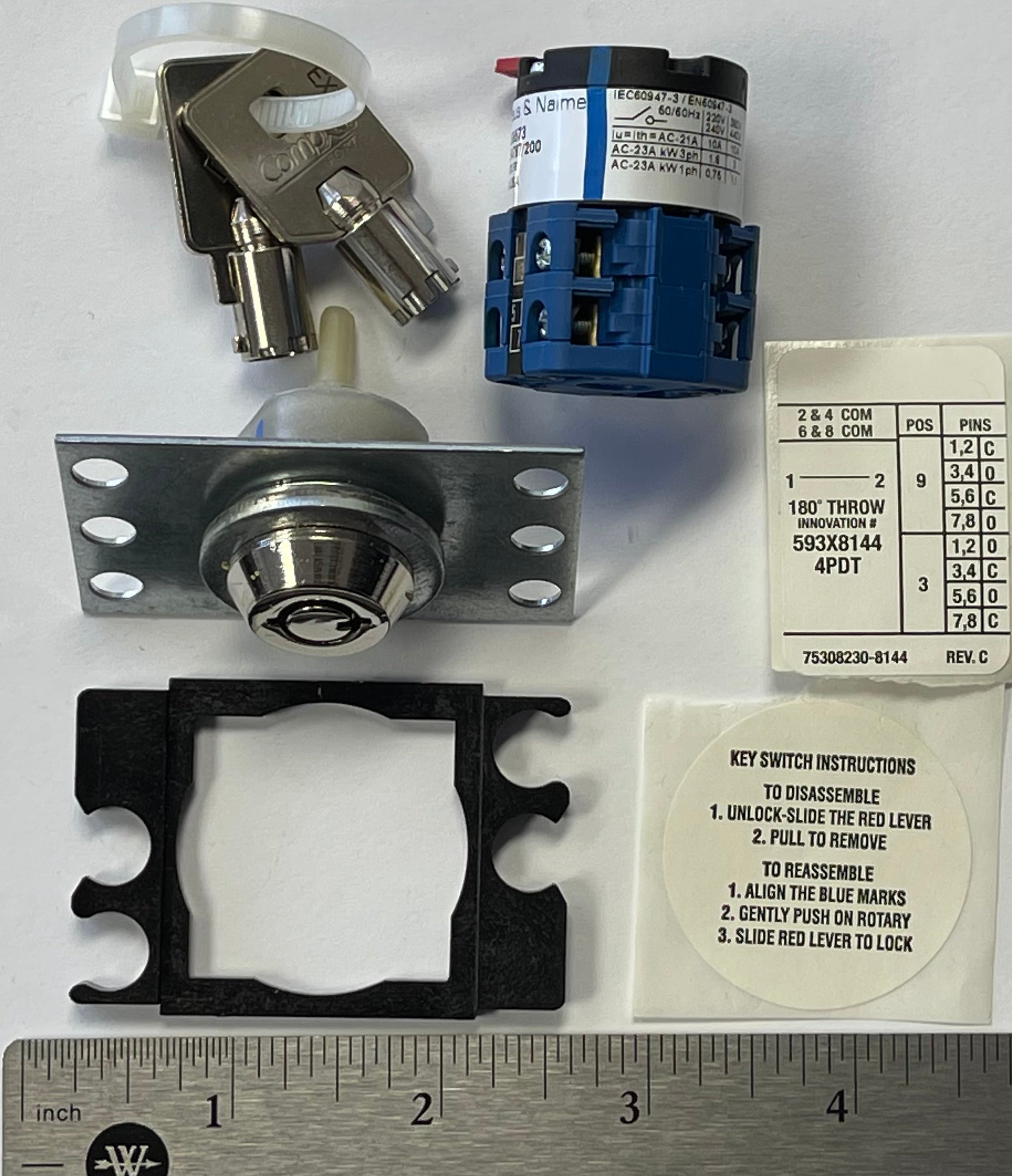 Keyワーク Timberwolf Kubota Ignition Keys (Pair) 15248-63700